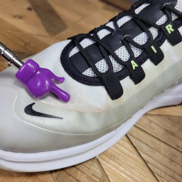 Nike Air Max Axis Premium Size 10.5 AA2148-100 Silver White Cream Black - Picture 5 of 15